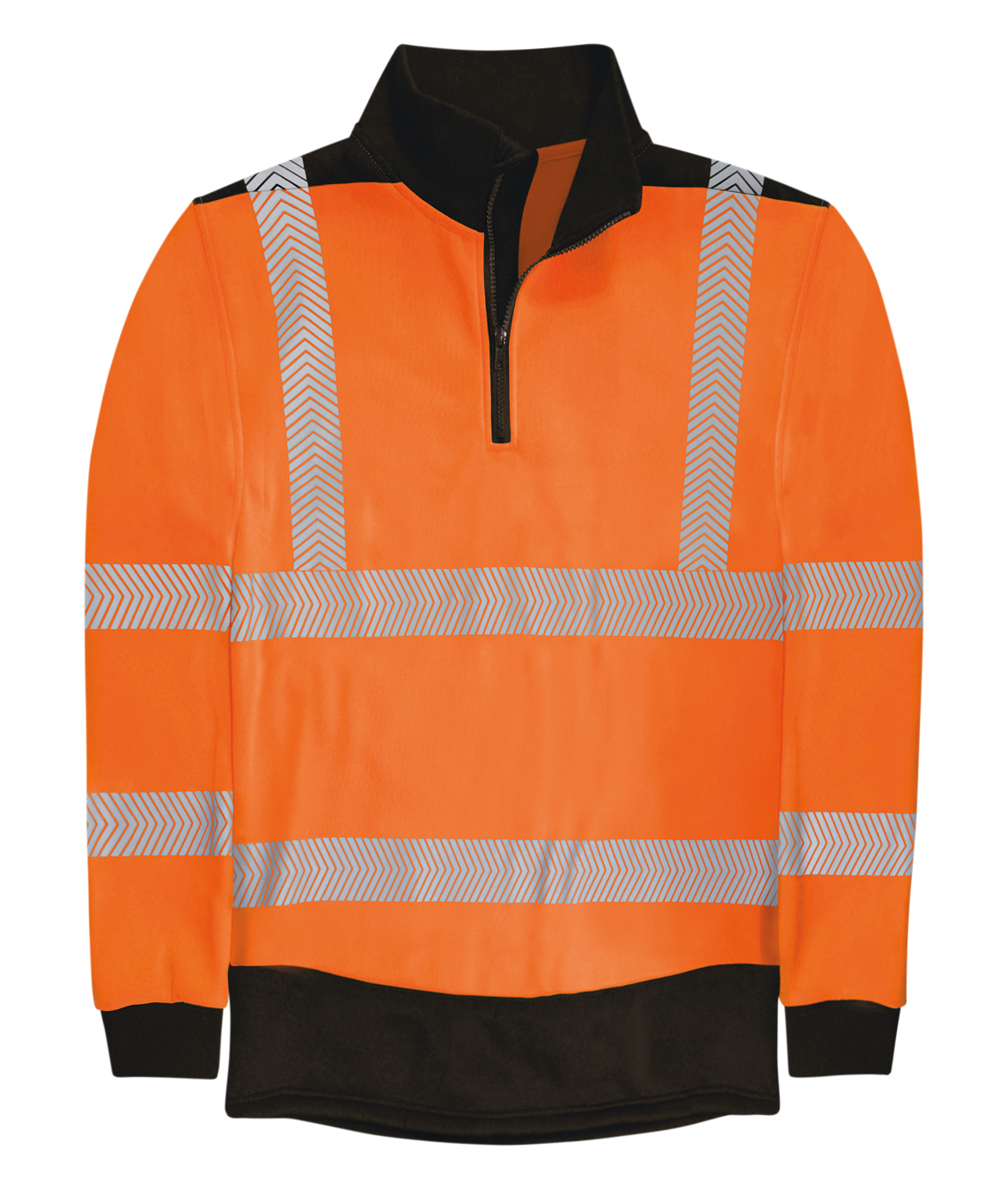 DUSK: HI-VIS TWO-TONE 1/4 ZIP SWEATSHIRT