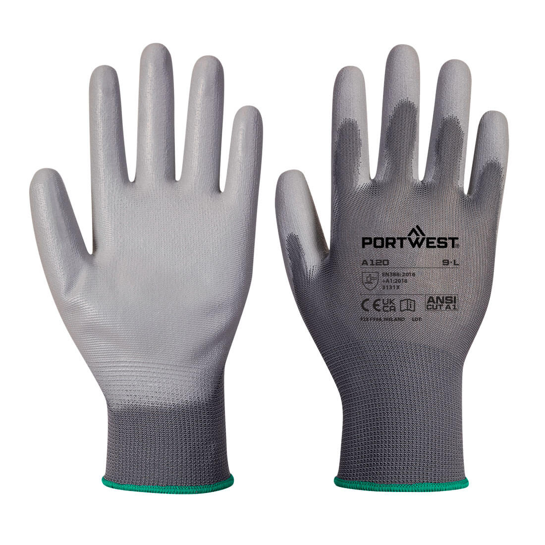 A120 - Grip 13 PU Palm Glove