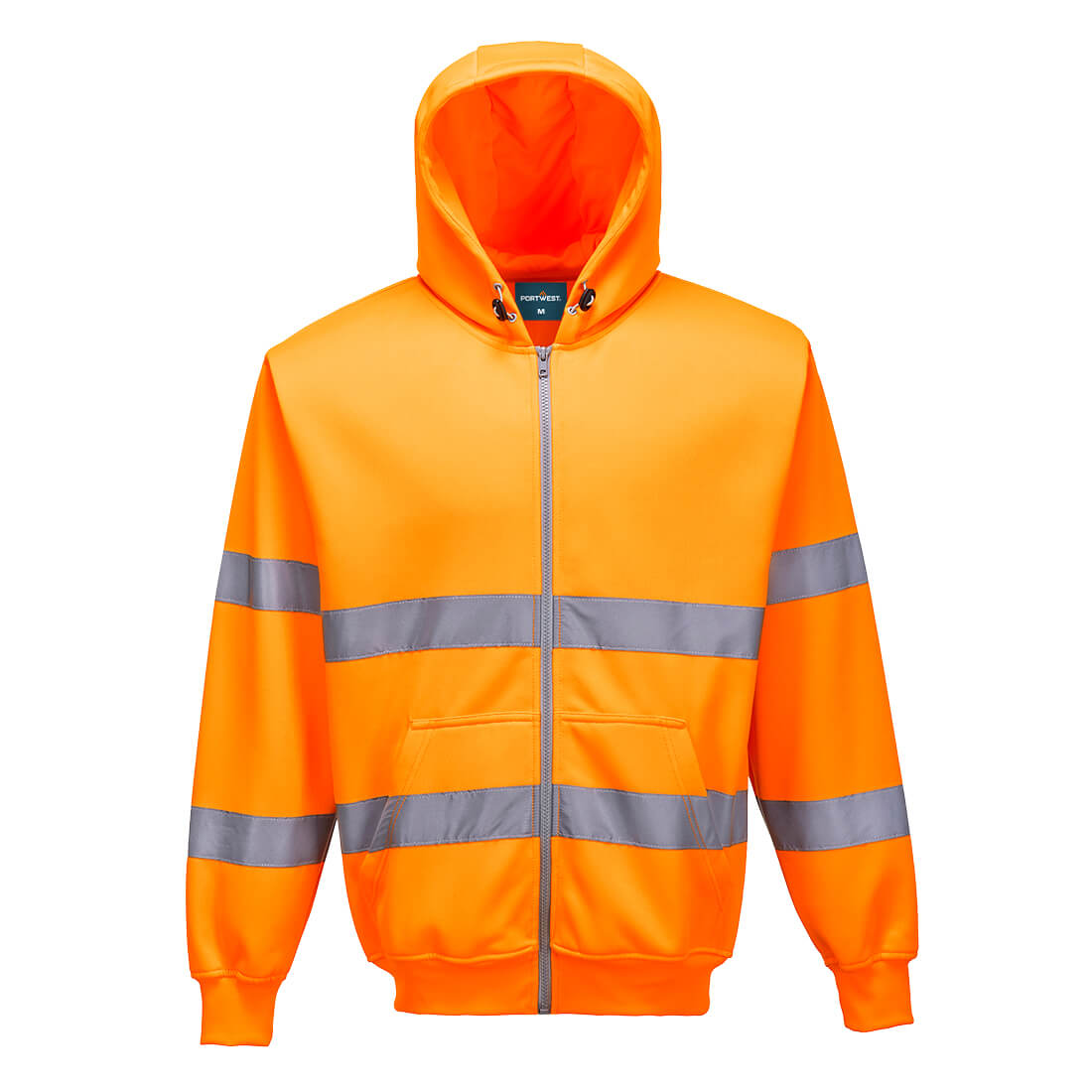 B305 - Hi-Vis Zipped Hoodie
