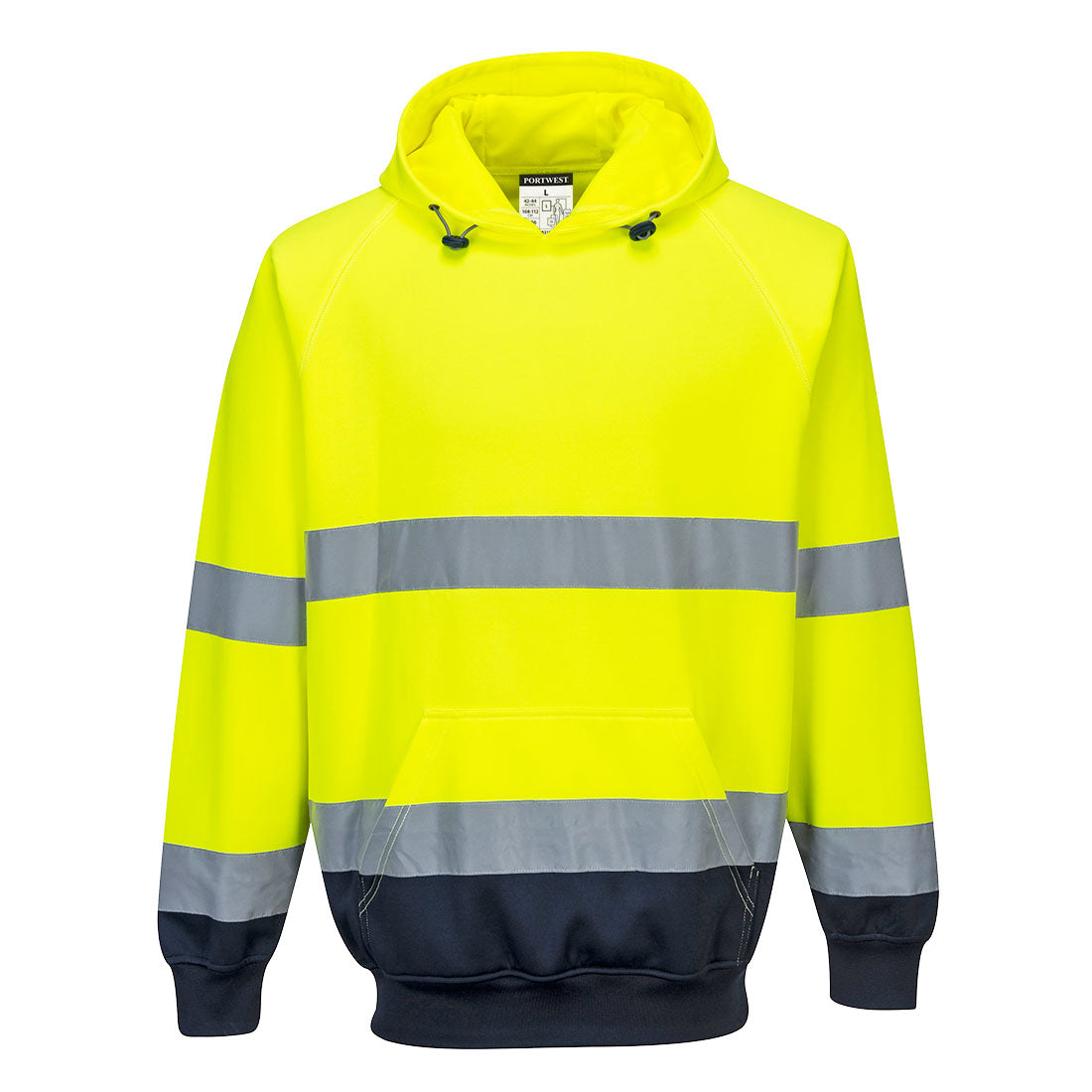 B316 - Hi-Vis Contrast Hoodie