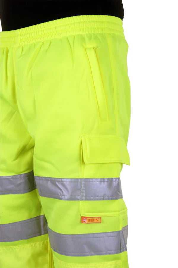 Beeswift Fleece Jogger Hi-Vis Trousers