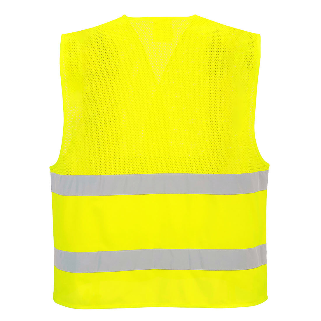 C494 - Hi-Vis Half Mesh Two Band Vest