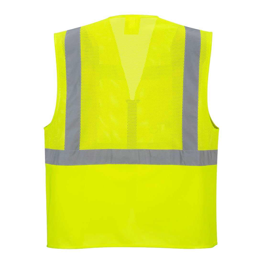 C496 - Madrid Hi-Vis Half Mesh Executive Vest