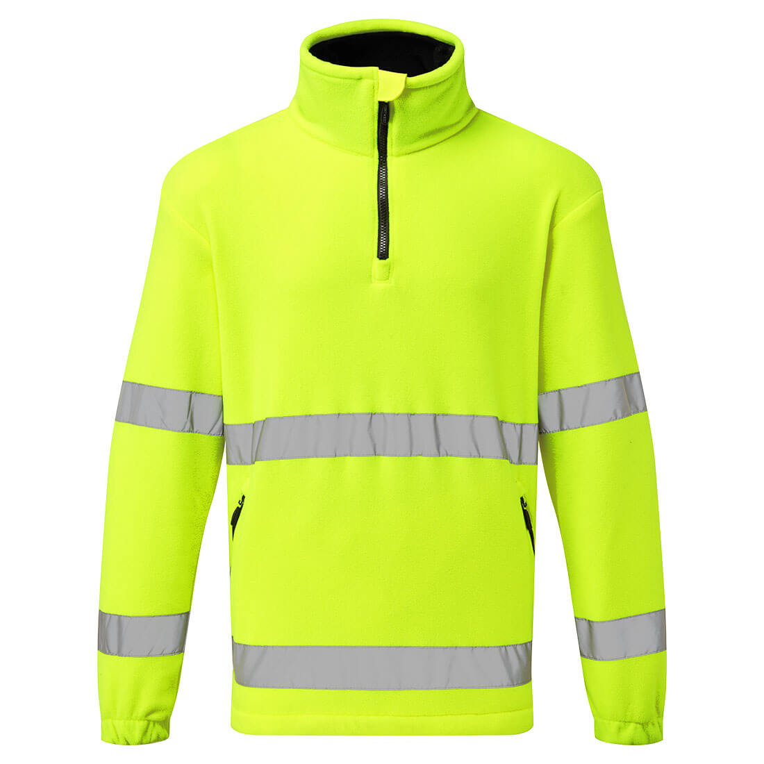 F302 - Hi-Vis 1/2 Zip Fleece