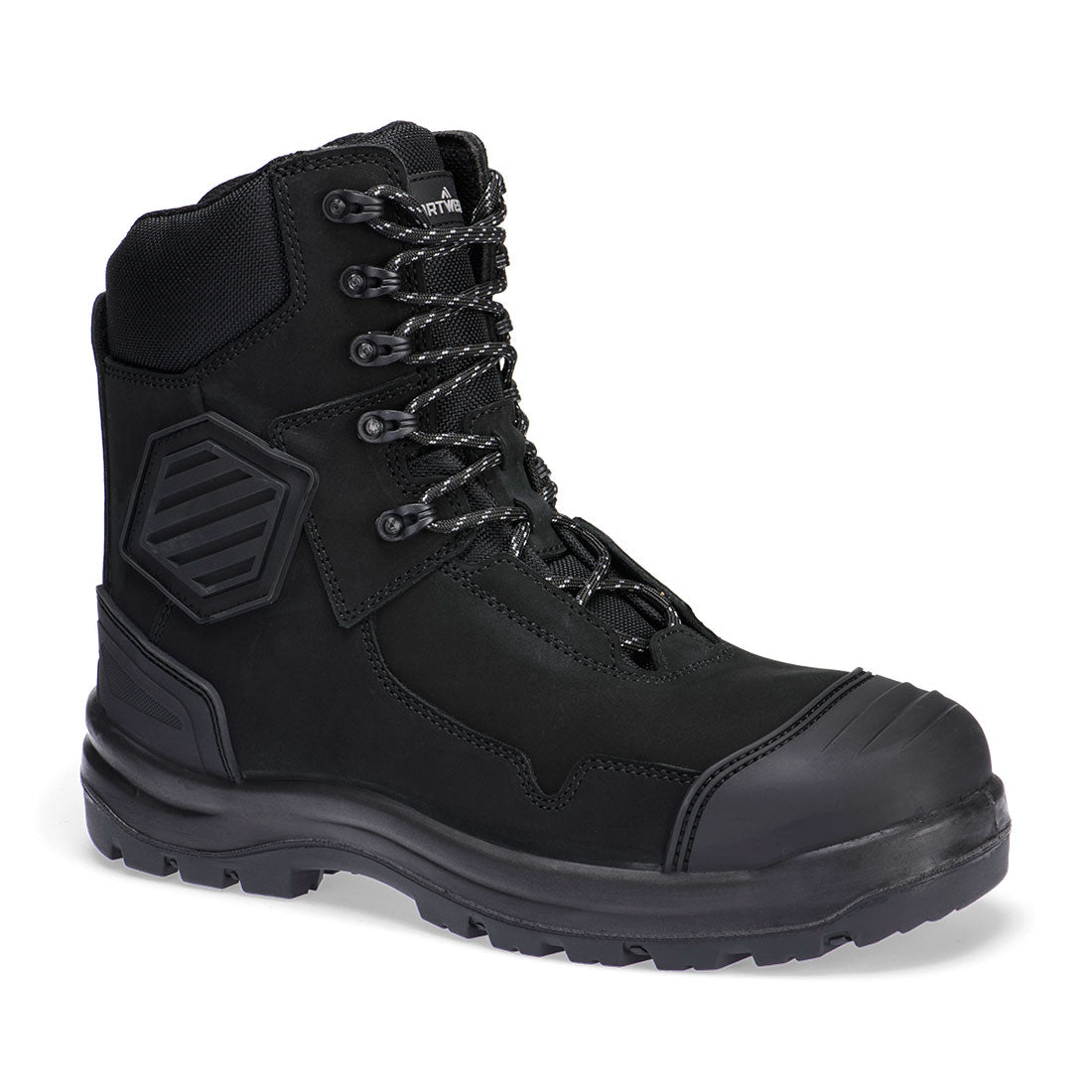 FD22 - Composite Leather Shin Boot S3S HRO FO SC HI CI AN LG SR