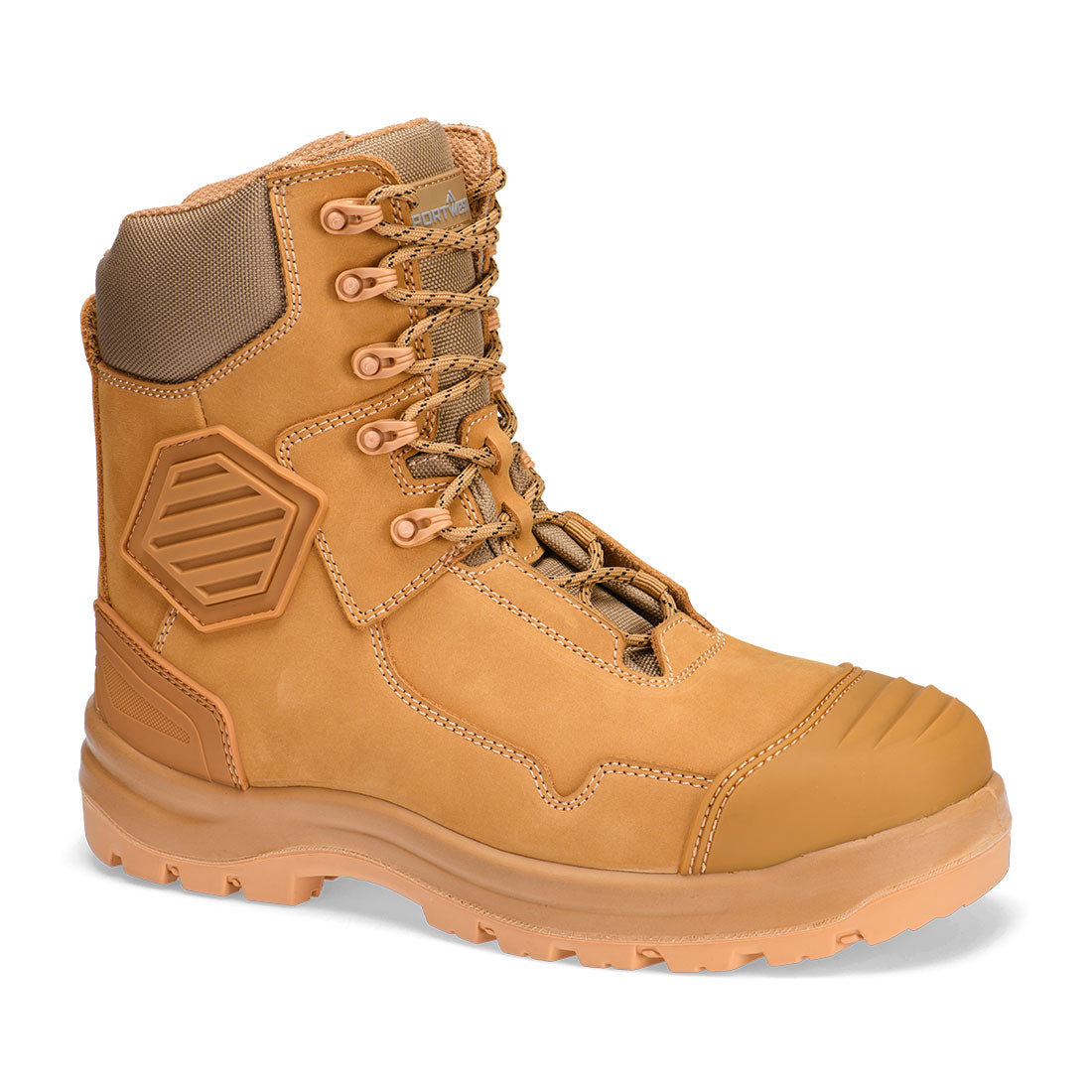 FD22 - Composite Leather Shin Boot S3S HRO FO SC HI CI AN LG SR