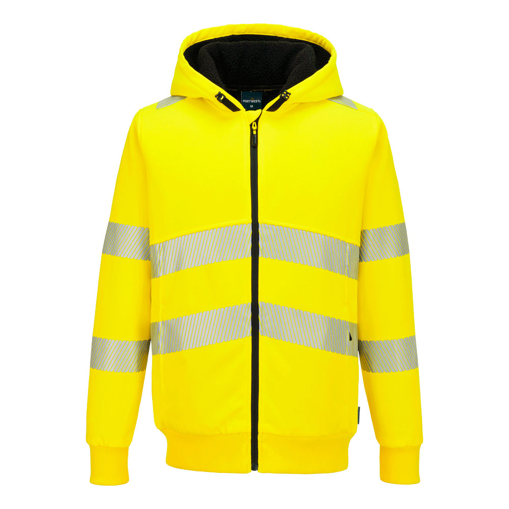 PW321 - PW321 Hi-Vis Zipped Winter Hoodie