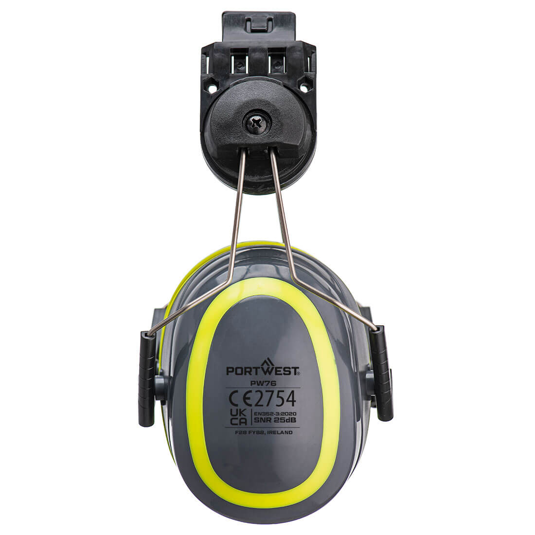 PW76 - HV Extreme Ear Defenders Medium Clip-On Grey/Yellow
