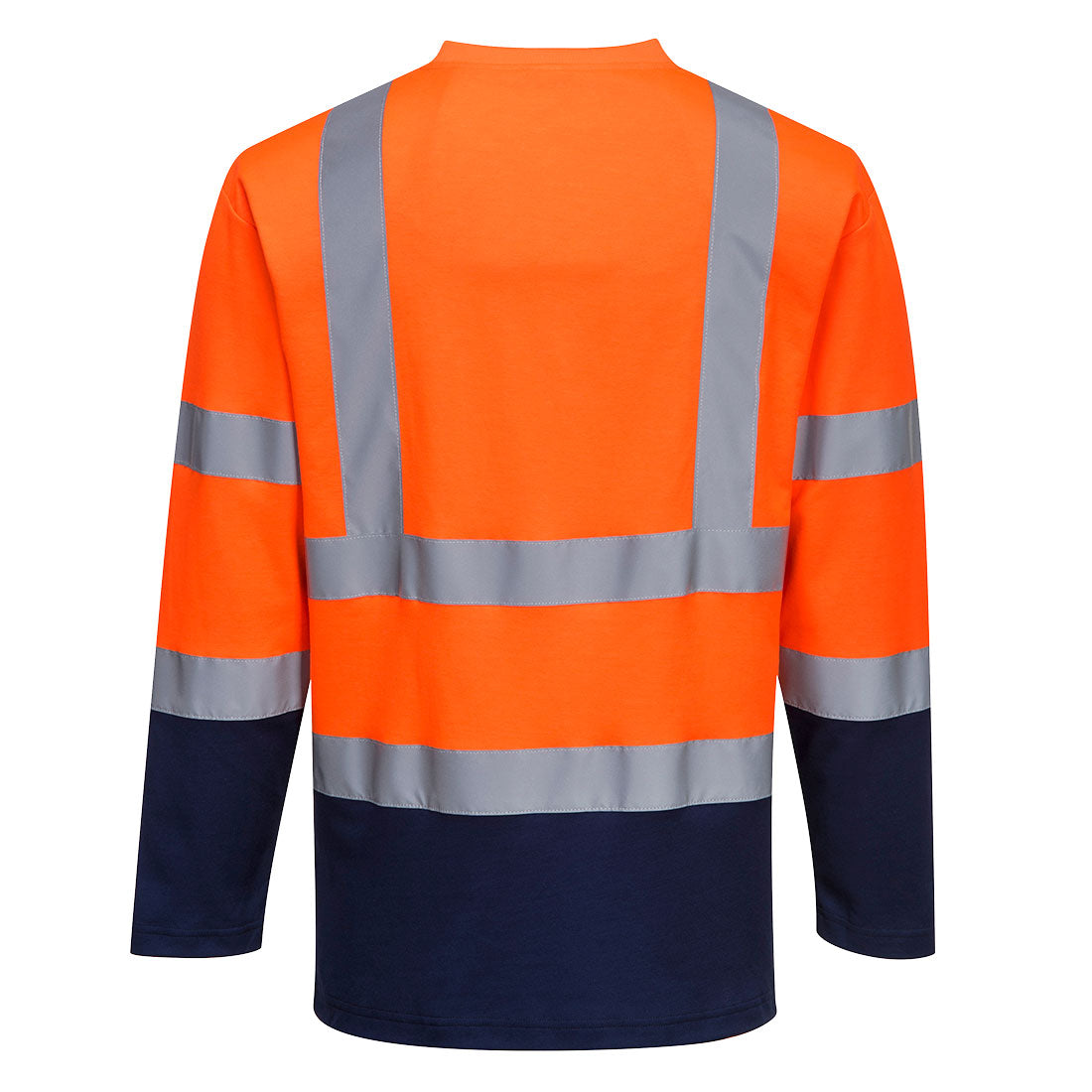 S280 - Hi-Vis Cotton Comfort Contrast T-Shirt L/S