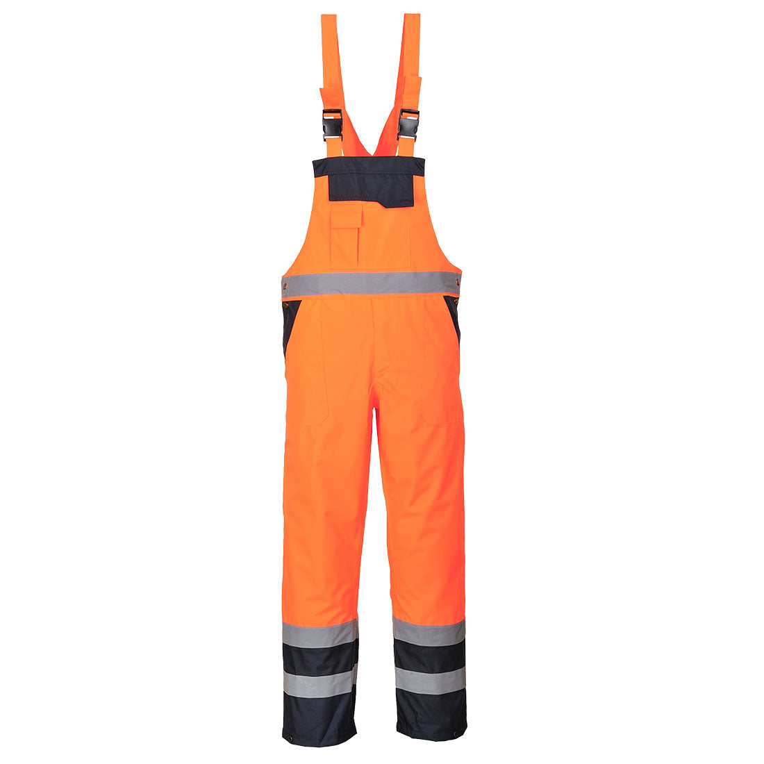 S489 - Hi-Vis Contrast Winter Bib and Brace