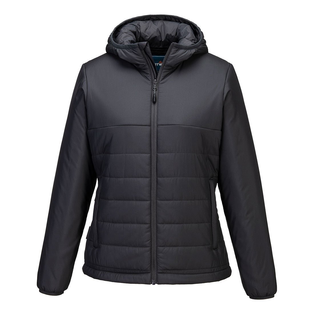 S613 - Professional Women's Hooded Insulated Baffle Jacket