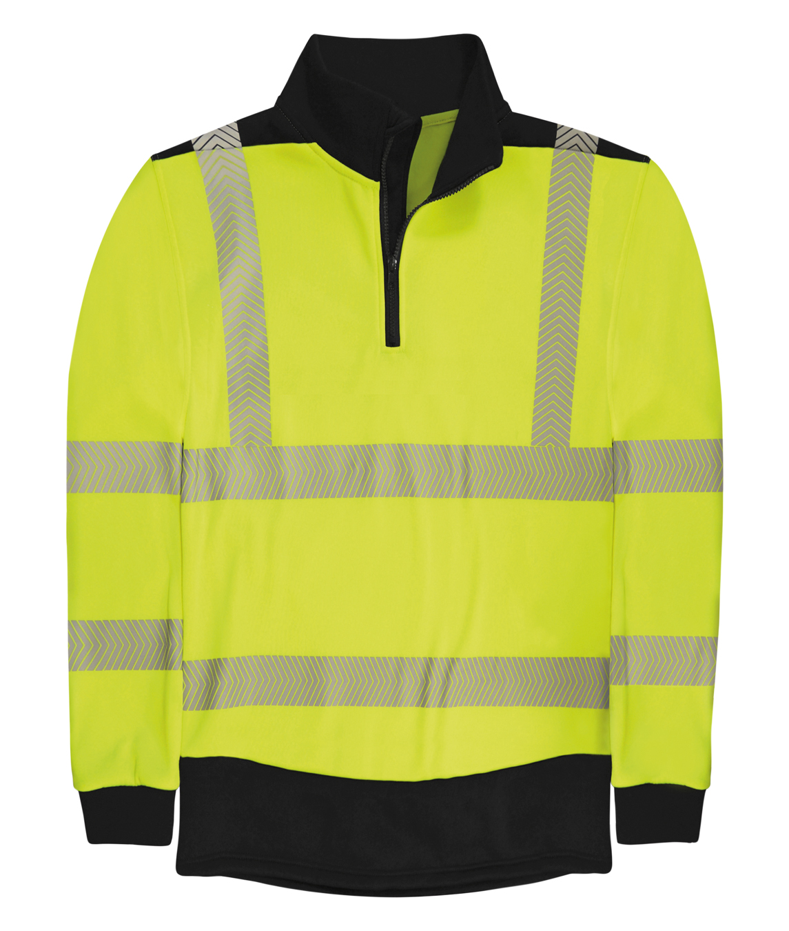 DUSK: HI-VIS TWO-TONE 1/4 ZIP SWEATSHIRT