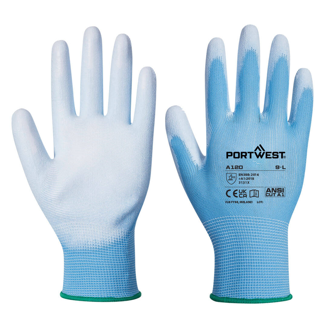 A120 - Grip 13 PU Palm Glove