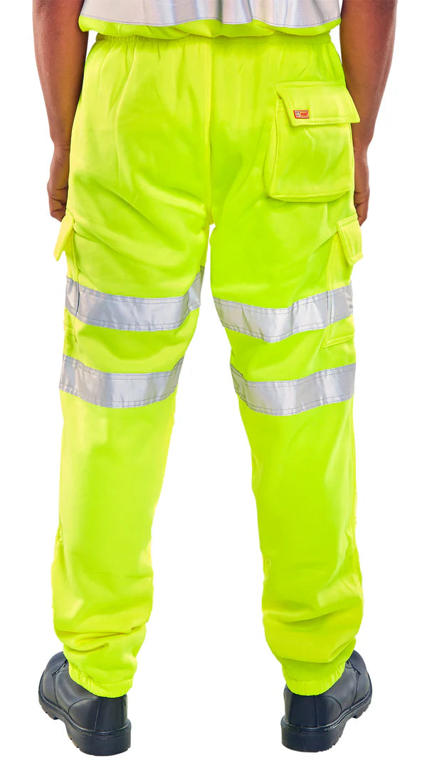 Beeswift Fleece Jogger Hi-Vis Trousers