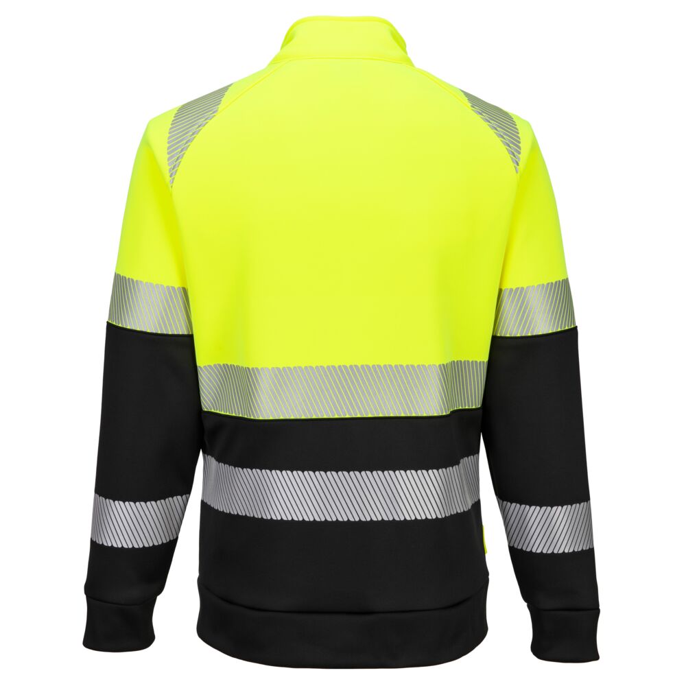 DX490 - DX4 Hi-Vis Class 1 Funnel Neck Zipped Sweatshirt