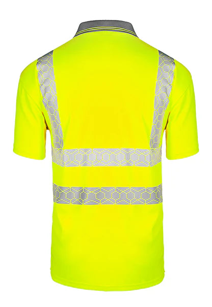 Beeswift Envirowear Hi-vis Short Sleeve Recyclable Polo Shirt