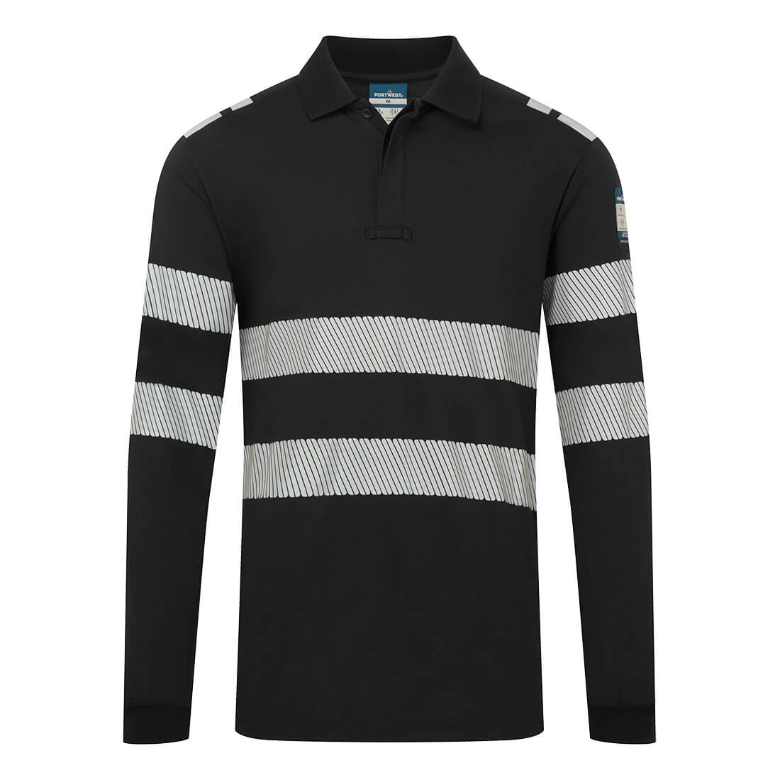 FR733 - PW3 Modaflame Knit FR Long Sleeve Polo Shirt