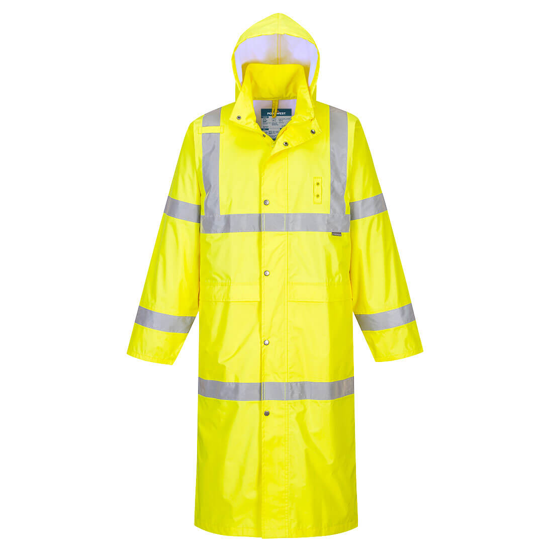 H445 - Hi-Vis Rain Coat 122cm