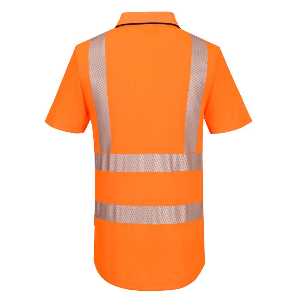 KX302 - KX3 Sport Hi-Vis Zip Polo Shirt S/S