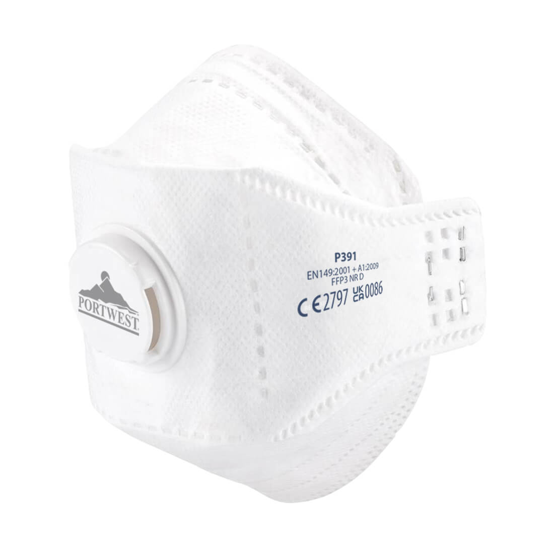 P391 - EAGLE FFP3 Valved Dolomite Fold Flat Respirator (Pk10)