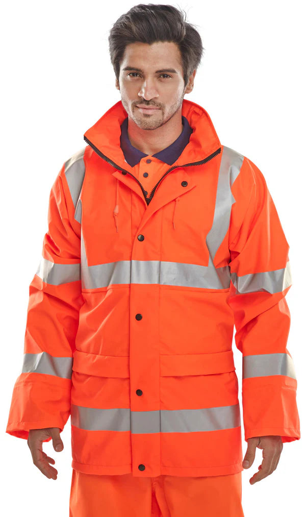 Beeswift Hi-Vis PU Jacket