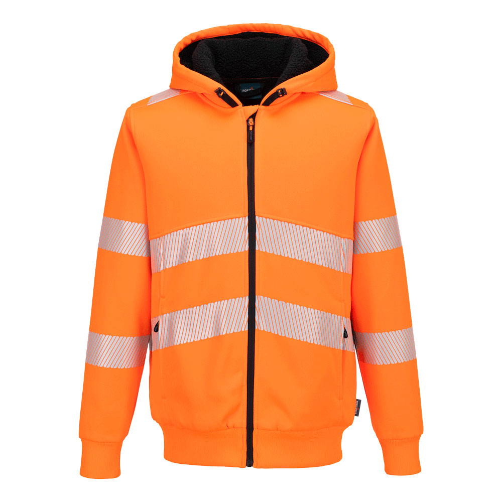 PW321 - PW321 Hi-Vis Zipped Winter Hoodie
