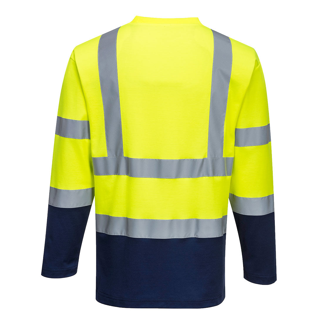 S280 - Hi-Vis Cotton Comfort Contrast T-Shirt L/S