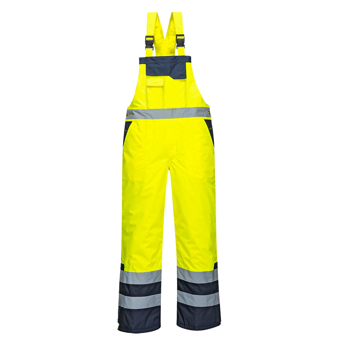 S489 - Hi-Vis Contrast Winter Bib and Brace