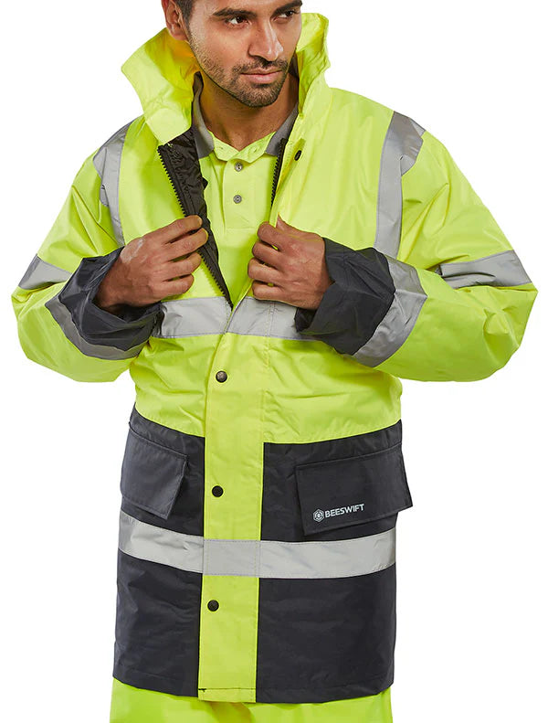 Beeswift Hi-Vis Two-Tone Traffic Jacket