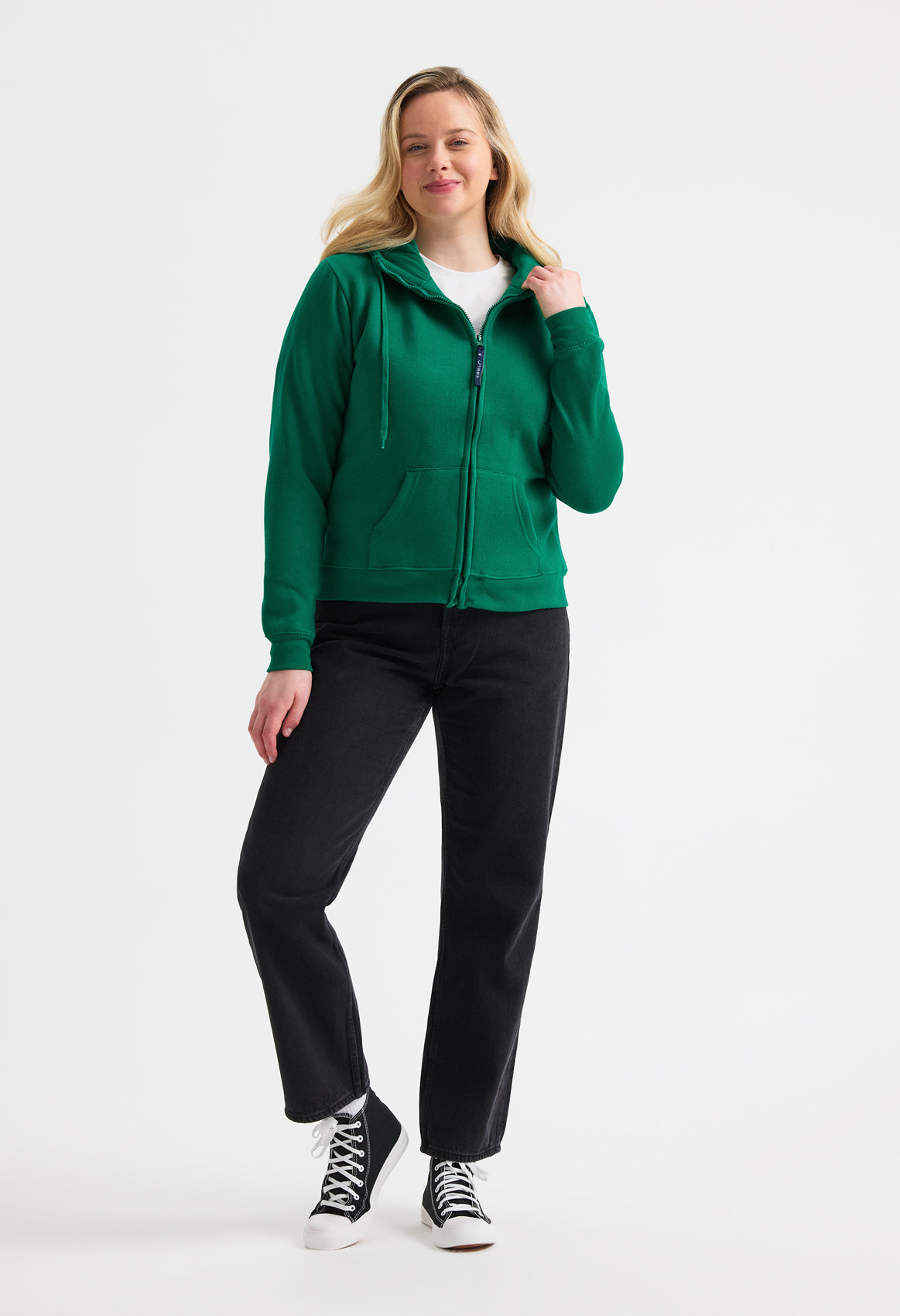 UC505 Ladies Classic Full Zip Hooded Sweatshirt